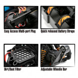 MONSTER TRUCK E5 BRUSHLESS 3655 / 4400KV NEGRO (LISTO PARA CORRER)