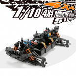 MONSTER TRUCK E5 BRUSHLESS 3655 / 4400KV NEGRO (LISTO PARA CORRER)