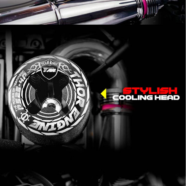 ❤️ B8 JR BUGGY NITRO 1/8 EXTREME MOTOR 25 BLANCO-ROJO (LISTO PARA CORRER)