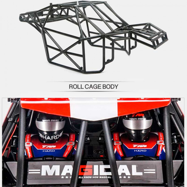 4SETH 1/8 DESERT BUGGY BRUSHLESS + 4S LIPO ROJO (LISTO PARA CORRER)
