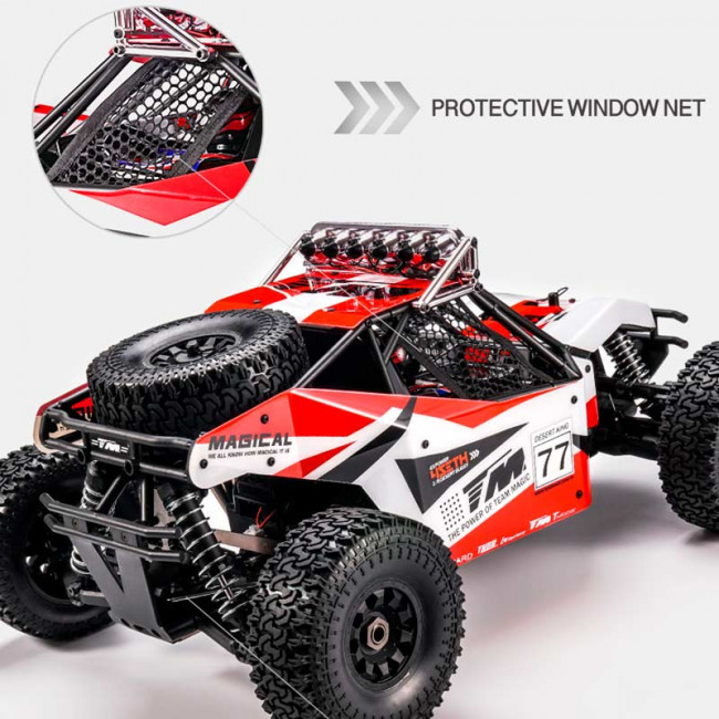 4SETH 1/8 DESERT BUGGY BRUSHLESS + 4S LIPO ROJO (LISTO PARA CORRER)
