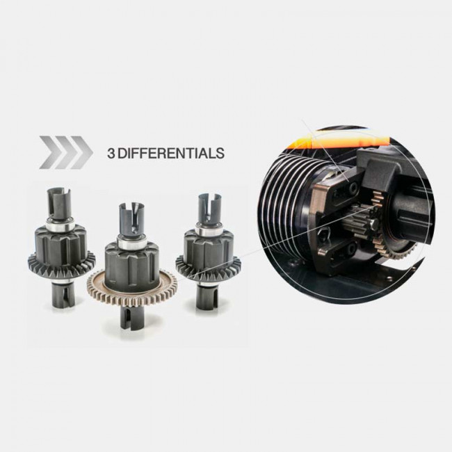 4SETH 1/8 DESERT BUGGY BRUSHLESS + 4S LIPO VERDE (LISTO PARA CORRER)