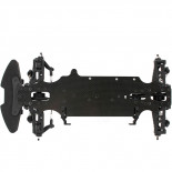 E4JS II 1/10 Electric Touring Car - Kit DE MONTAJE EN FIBRA DE ECO GRAFITO