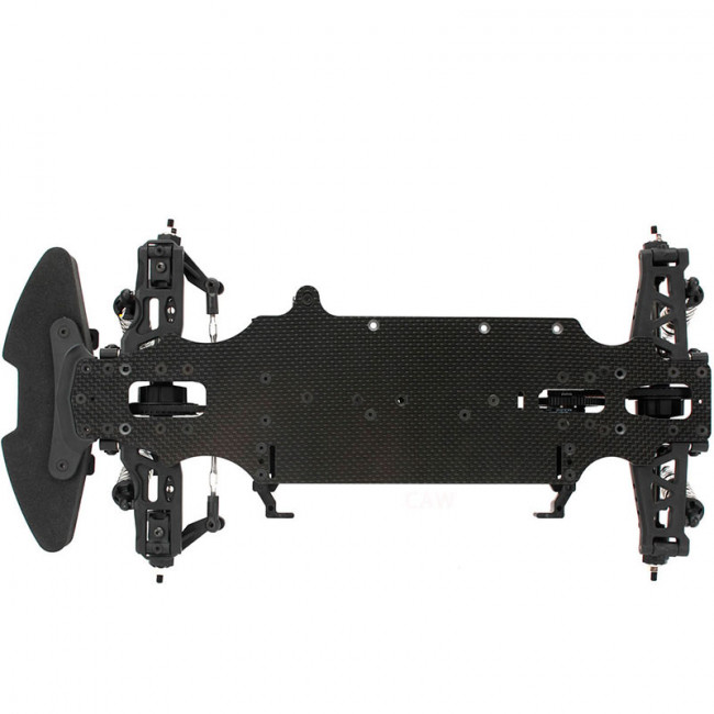 E4JS II 1/10 Electric Touring Car - Kit DE MONTAJE EN FIBRA DE ECO GRAFITO