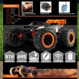 E6 III HX MONSTER TRUCK 4x4 BRUSHLESS 1/8 (LISTO PARA CORRER)
