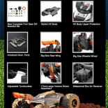 E6 III HX MONSTER TRUCK 4x4 BRUSHLESS 1/8 (LISTO PARA CORRER)