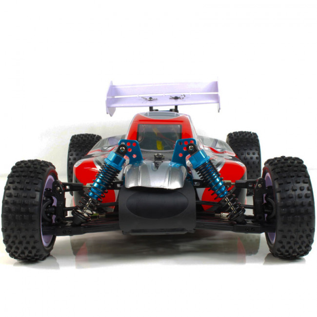 Coche RC XSTR Pro HSP 1/10 Brushless Lipo 2,4Ghz 4WD Rojo-Plata