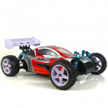Coche RC XSTR Pro HSP 1/10 Brushless Lipo 2,4Ghz 4WD Rojo-Plata