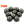 TUERCAS AUTOBLOCANTES 3.5MM NEGRAS (10PCS)