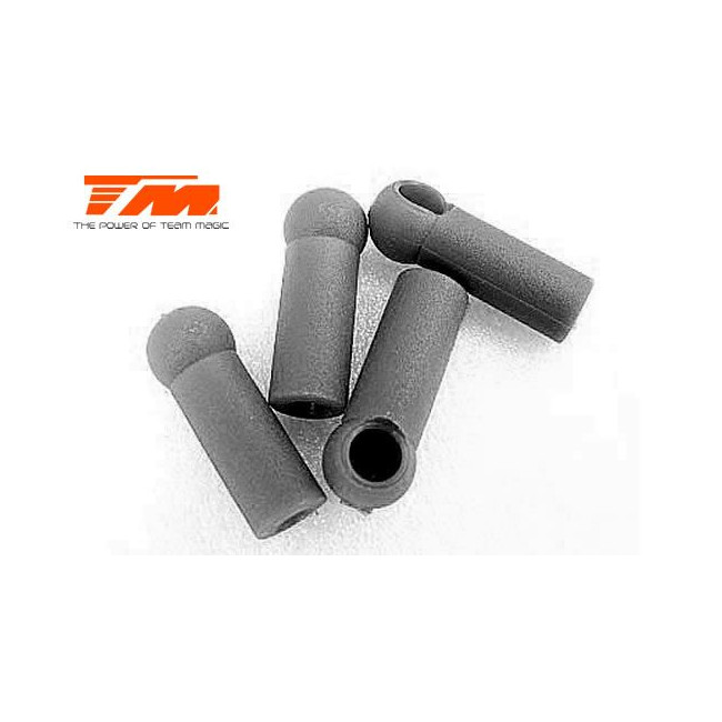 ROTULAS VARILLAJE GAS NEGRAS (4PCS)