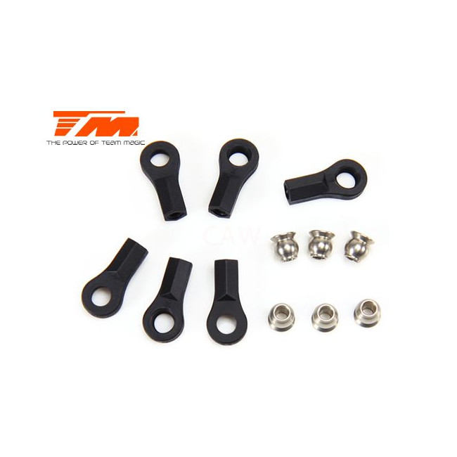 RÓTULAS CON BOLAS 5.8MM (6PCS)