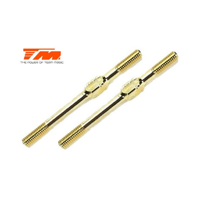 TIRANTES AJUSTABLES DUROS 3X40 DORADOS