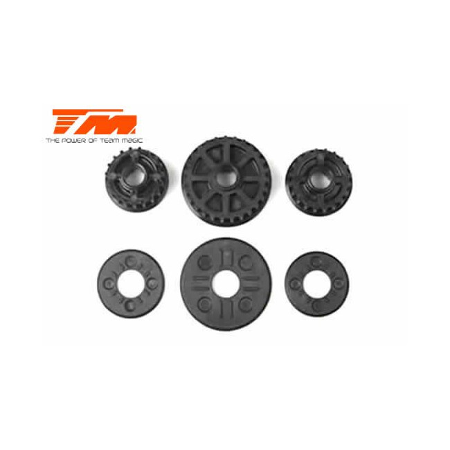 JUEGO POLEAS 19 20 Y 27 DIENTES G4D