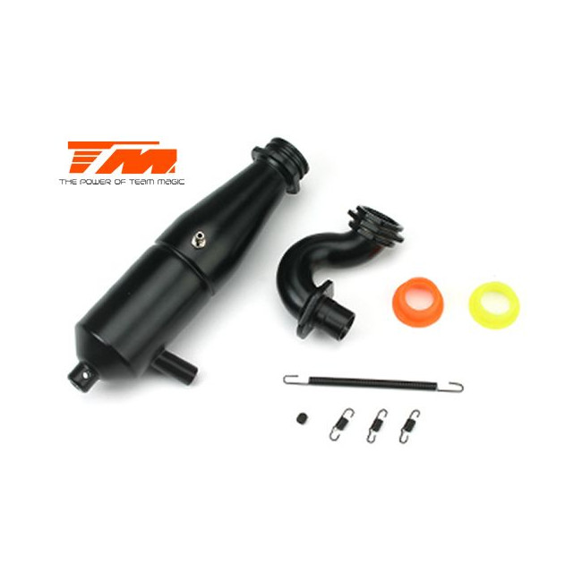 SET ESCAPE Y CODO TIPO KART 1/10 SALIDA TRASERA G4