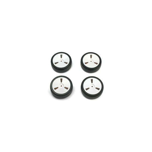 RUEDAS SLICK GOMA TOURING 1/10 CON LLANTA (4PCS)