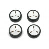 RUEDAS SLICK GOMA TOURING 1/10 CON LLANTA (4PCS)