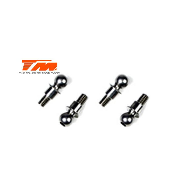 BOLAS CON ESPÁRRAGO SEMI ROSCADO E4 (4PCS)