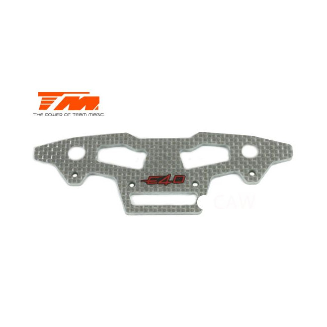 SOPORTE PARACHOQUES GRAFITO BLANCO E4D MF