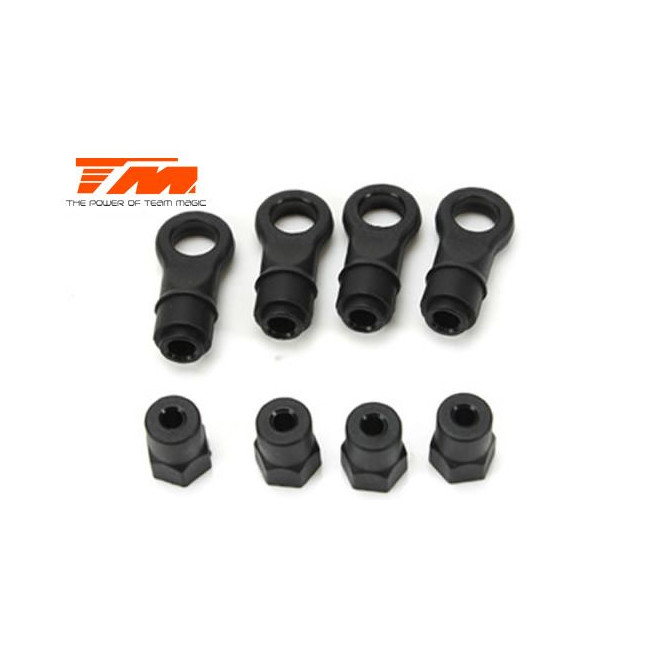 RÓTULAS AMORTIGUADORES E6 (4PCS)