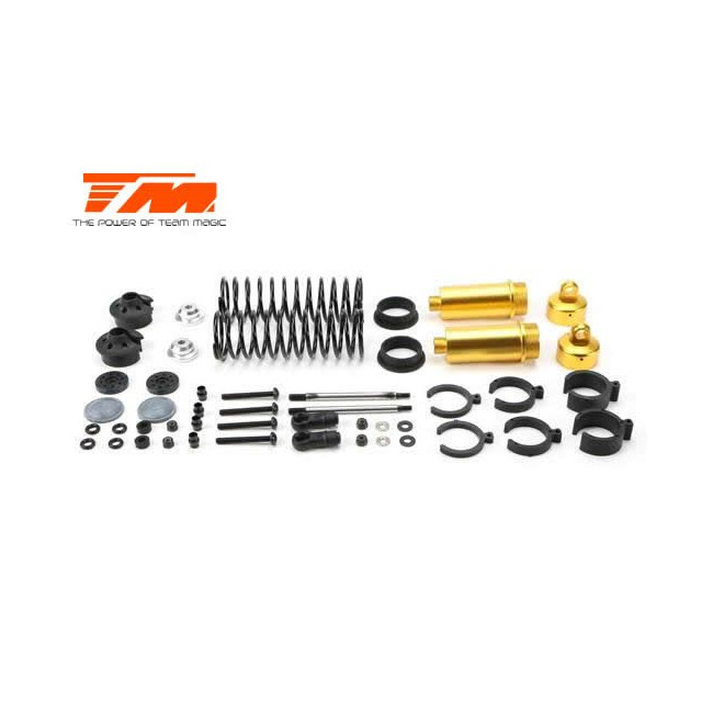 JUEGO AMORTIGUADORES ALUMINO DORADO OPCIONAL E6 (2