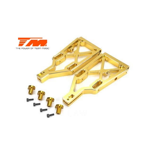 TRAPECIOS INFERIORES ALUMINIIO DORADO OPCIONALES E6 TROOPER