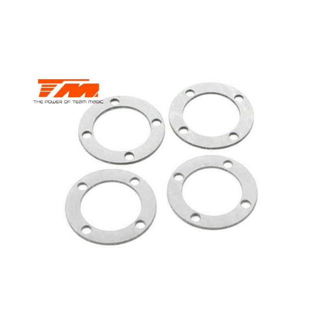 JUNTAS DIFERENCIAL CENTRAL METÁLICO E6 (4PCS)