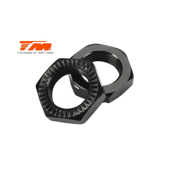 TUERCAS RUEDAS NEGRAS (2PCS)