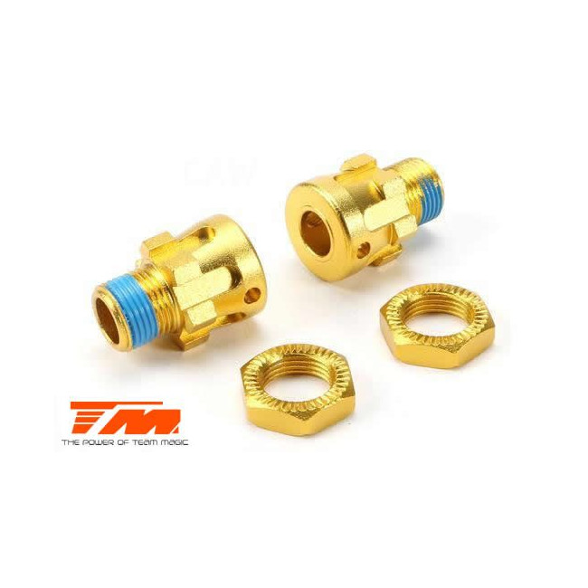 HEXÁGONO ESTRIADOS ALUMINIO DORADO E6