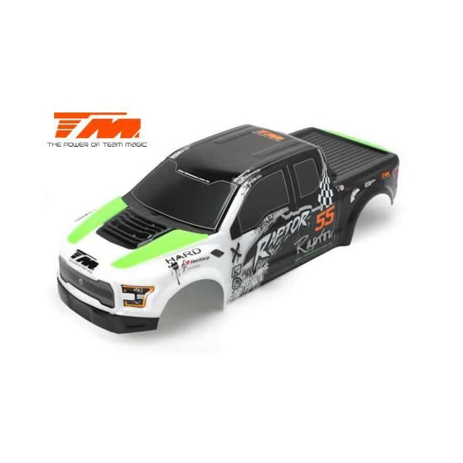 CARROCERÍA E6 RAPTOR 1/8 DETALLE VERDE