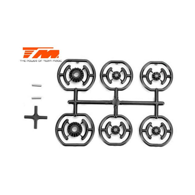 LIGHT WEIGHT BEVEL GEAR SET (4PCS)