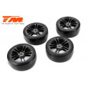 RUEDAS TOURING 1/10 ALTO AGARRE MONTADAS