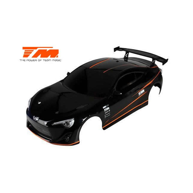 CARROCERÍA TOURING T86 NEGRA DECORADA 190MM