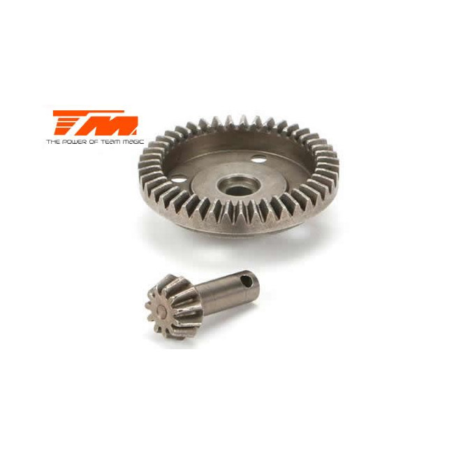 CORONA Y PIÑÓN CÓNICO 43T /11T DIFERENCIAL E5