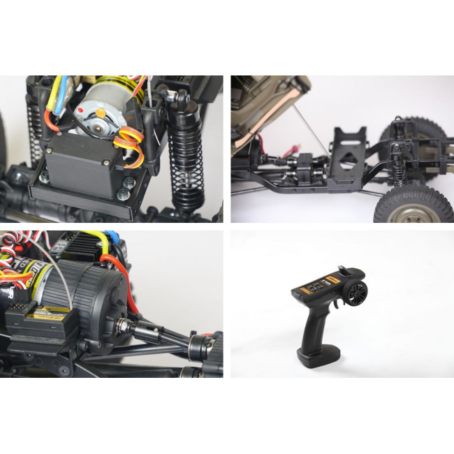 JEEP WILLYS 1941 MB CRAWLER 1/6 ROC HOBBY RTR