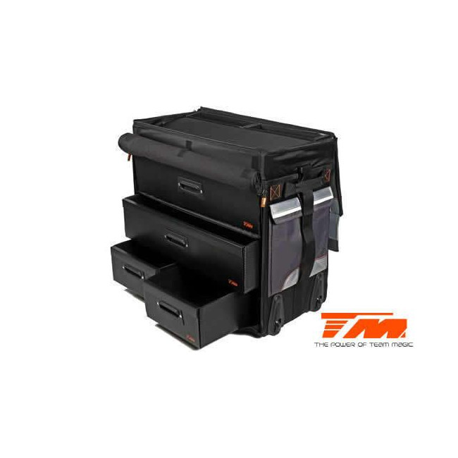 MALETA FORMULA 10 SUPRA CON RUEDAS Y CAJONES GRAND