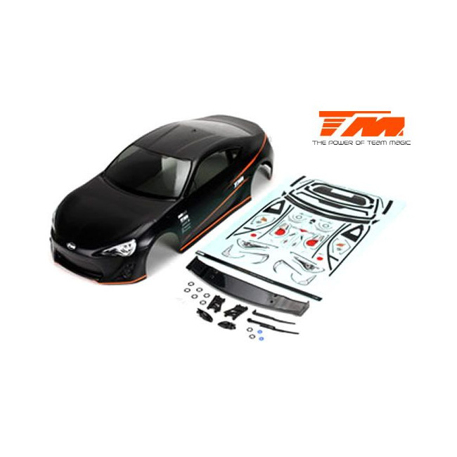 CARROCERÍA T86 PINTADA NEGRO TOURING 190MM