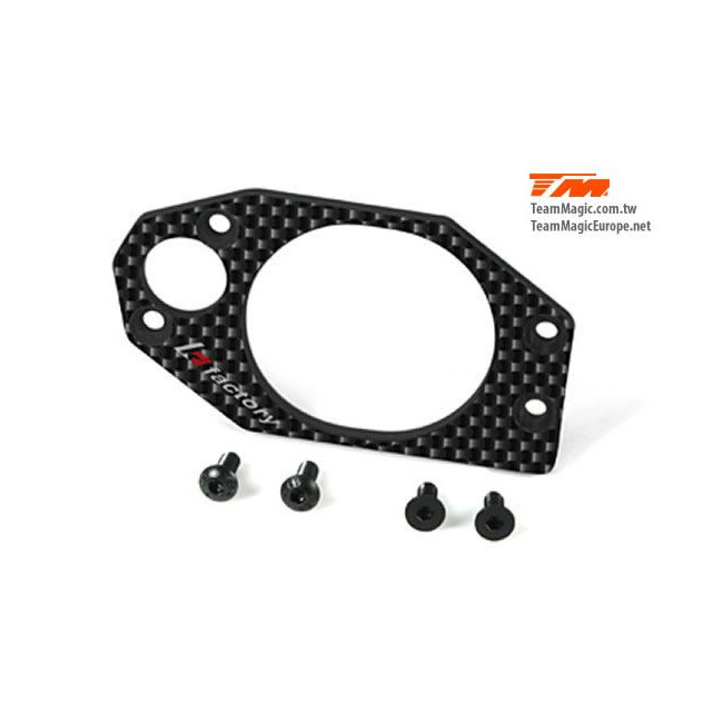 PLACA CIRCULAR CARBONO G4