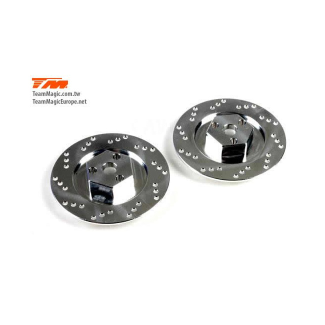 HEXÁGONOS RUEDAS CON DISCOS SIMULADOS E4D MF