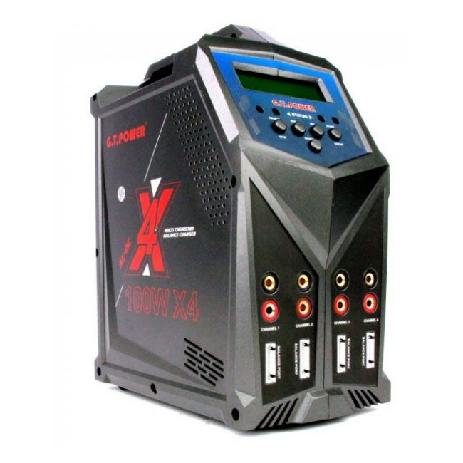 MULTI CARGADOR X4 CON 4 PUERTOS DE CARGA 1-6S 7AMP