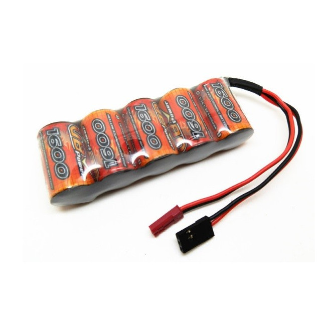 PACK BATERÍA 6V 1600MHA RX PLANO CONECTOR BEC Y FUTABA