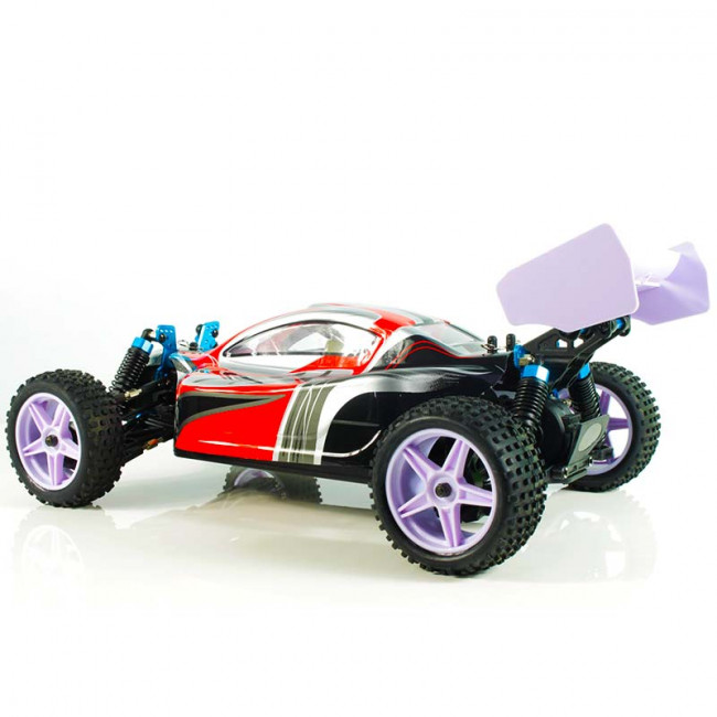 XSTR CON ESCOBILLAS RTR TRACCIÓN 4X4 ROJO Y NEGRO