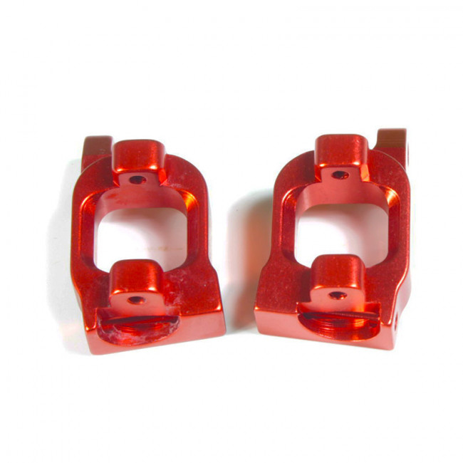 SOPORTES MANGUETAS DELANTERAS ALUMINO ROJO 144001