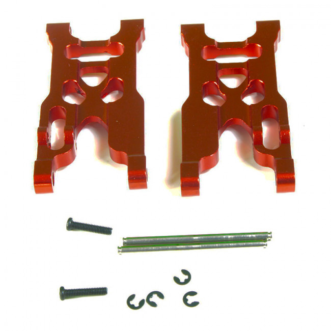 TRAPECIOS DELANTEROS INFERIORES ALUMINO ROJO 12429