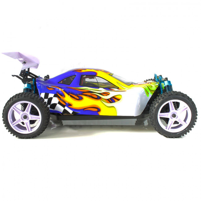 Coche RC XSTR Pro HSP 1/10 Brushless Lipo 2,4Ghz 4WD Azul-Am-Bl