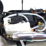 ❤️ B8 JR BUGGY NITRO 1/8 EXTREME MOTOR 25 BLANCO-ROJO (LISTO PARA CORRER)