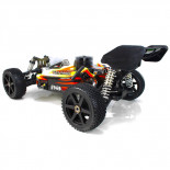 ❤️ B8 JR BUGGY NITRO 1/8 EXTREME MOTOR 25 BLANCO-ROJO (LISTO PARA CORRER)