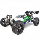 ❤️ B8 JR BUGGY NITRO 1/8 EXTREME MOTOR 25 BLANCO-VERDE (LISTO PARA CORRER)