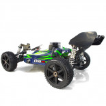❤️ B8 JR BUGGY NITRO 1/8 EXTREME MOTOR 25 BLANCO-VERDE (LISTO PARA CORRER)