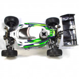 ❤️ B8 JR BUGGY NITRO 1/8 EXTREME MOTOR 25 BLANCO-VERDE (LISTO PARA CORRER)