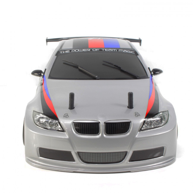 COCHE DRIFT E4D MF BRUSHLESS GRAFITO SILVER 4X4 PLATEADO (LISTO PARA CORRER)
